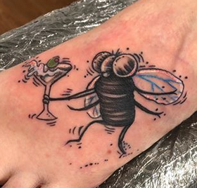 Tattoos - Drunk Fly - 142252